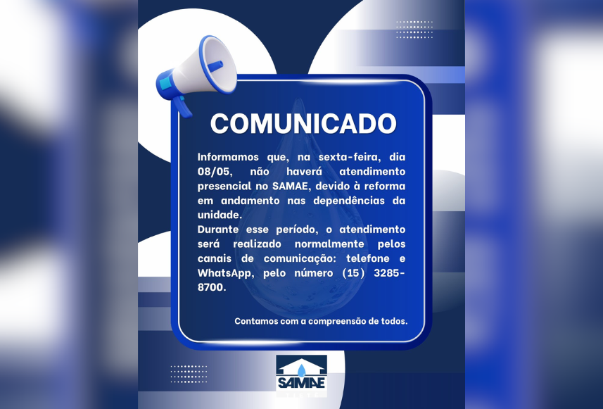 SEM ATENDIMENTO PRESENCIAL- 05/05